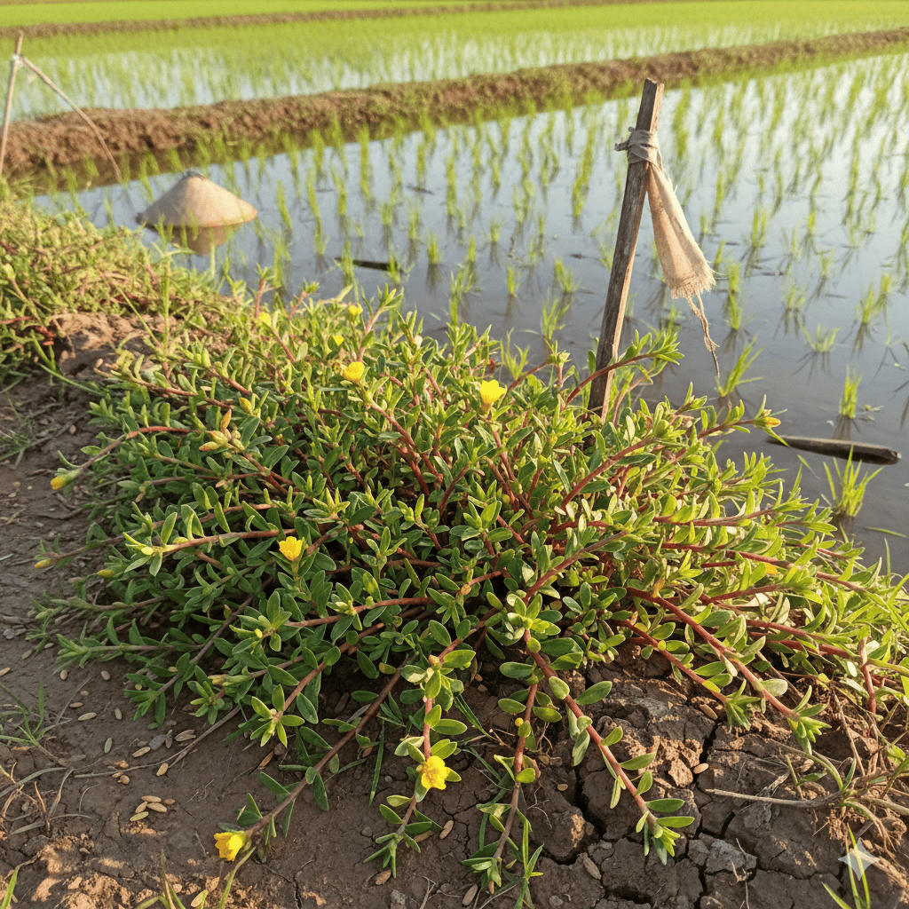 Tanaman Krokot (Portulaca oleracea) Dari Pakan Jangkrik Jadi Superfood?: Cek Faktanya!