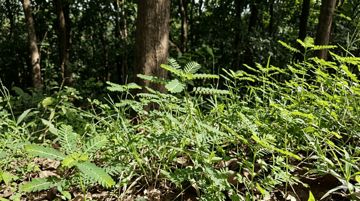 Daun Meniran Di Tepi Hutan