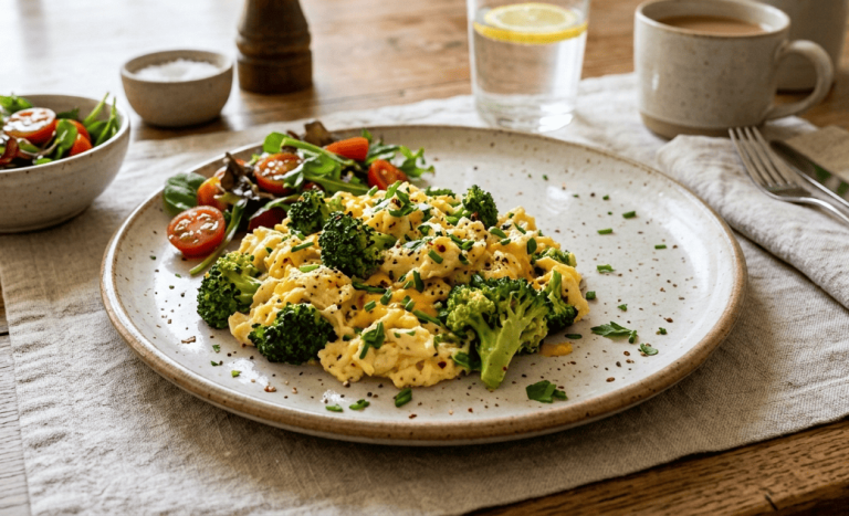Broccoli Scramble Eggs